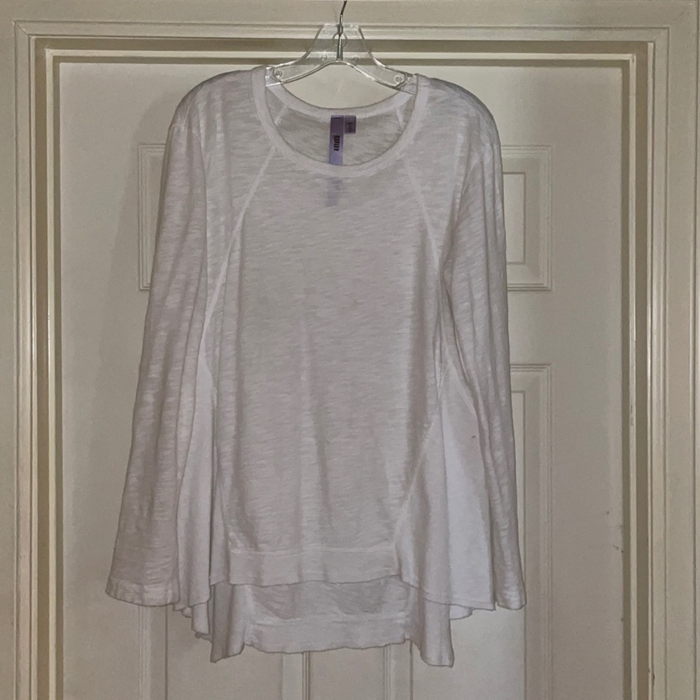 White Long Sleeve Top